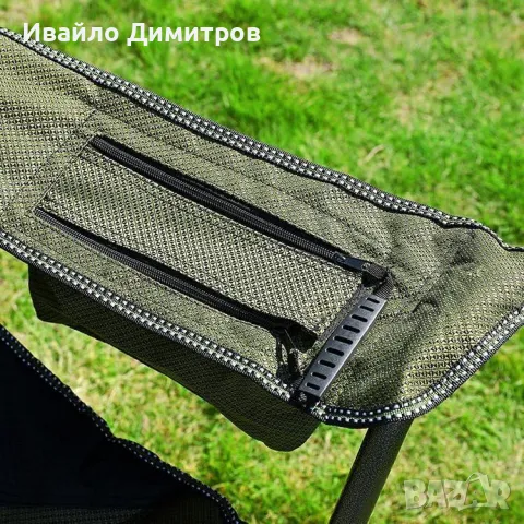 Сгъваем къмпинг стол, Камуфлаж, снимка 4 - Къмпинг мебели - 49633376