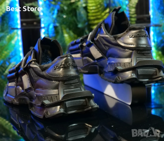 Dolce & Gabbana Черни Маратонки 36-44 Номер , снимка 2 - Маратонки - 52736011