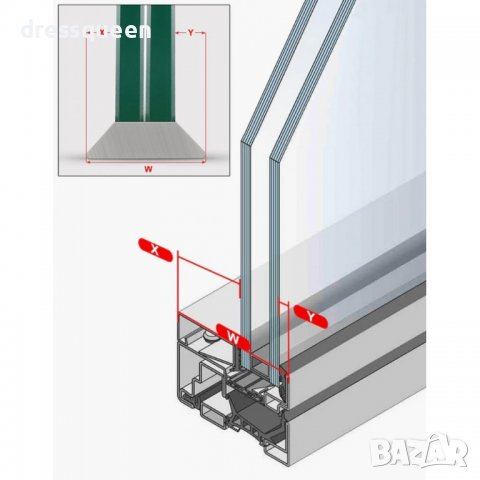 2636 Уред за почистване на прозорци с магнит, снимка 8 - Други стоки за дома - 37386301