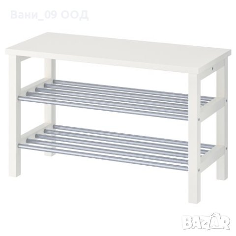 Бяла пейка за антре, снимка 3 - Етажерки - 40824663