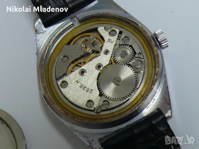 Съветски Ракета/Raketa Мъжки механичен ръчен часовник, работещ с Ден/Дата, снимка 18 - Мъжки - 53180382