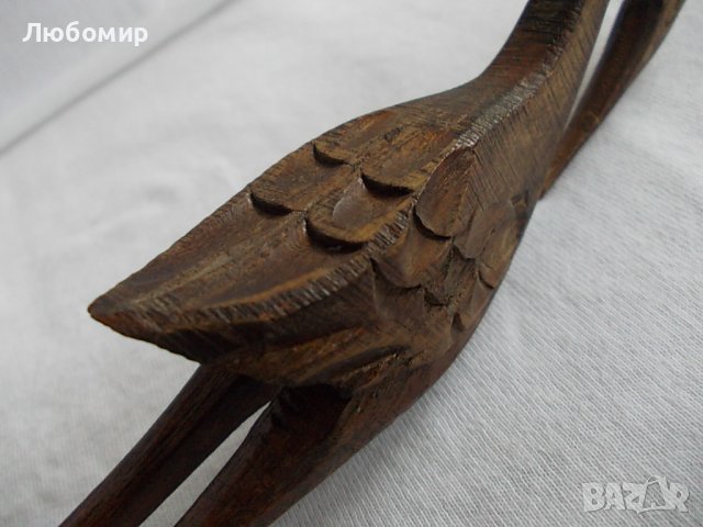 Дърворезба "Дървена Чапла", снимка 11 - Антикварни и старинни предмети - 44211601