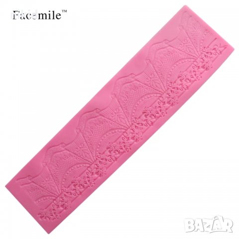 огромна висяща дантела борд силиконов молд форма за украса торта с фондан шоколад гъмпейст, снимка 5 - Форми - 32074867