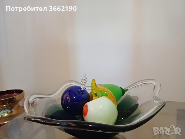 Фруктиера Мурано, снимка 2 - Декорация за дома - 52777939