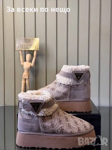 Guess Дамски Зимни Меки И Топли Боти Гес - Налични Различни Цветове Код E1173, снимка 16 - Дамски боти - 53226861