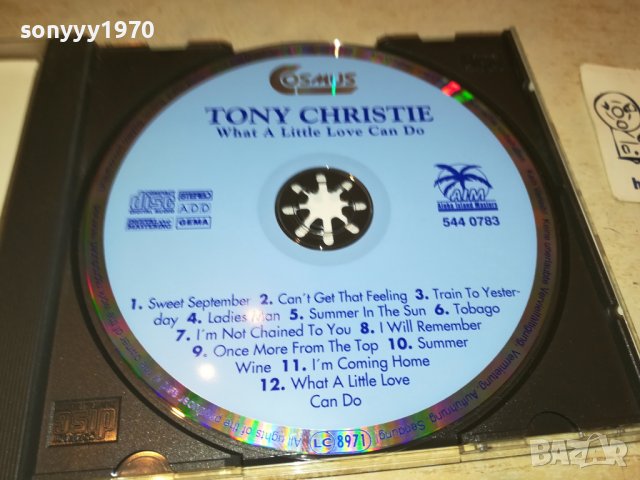 TONY CHRISTIE-ORIGINAL CD 2503231925, снимка 2 - CD дискове - 40134244