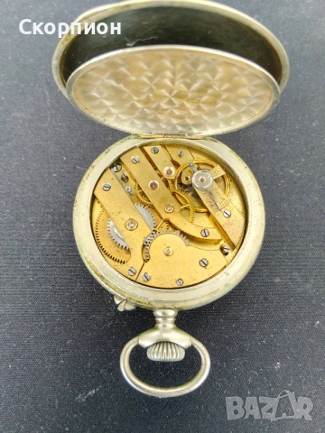 Швейцарски джобен часовник с посребрени капаци - ARGENTAN - ПРОМОЦИЯ, снимка 16 - Джобни - 50527124