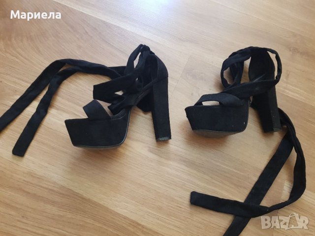 Високи обувки на платформа