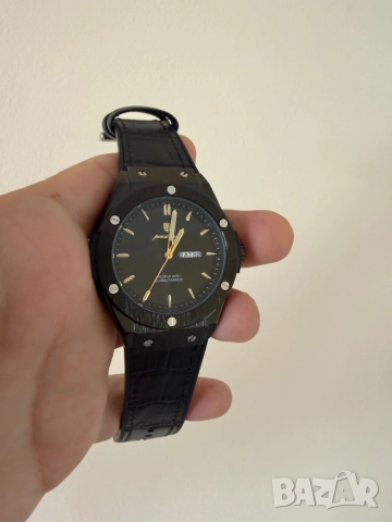 Мъжки Часовник Poedagar Hublot black Titanium