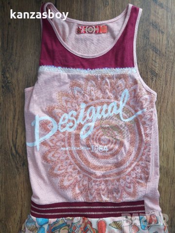 Desigual - страхотна юношеска рокля КАТО НОВА, снимка 4 - Детски рокли и поли - 33834412