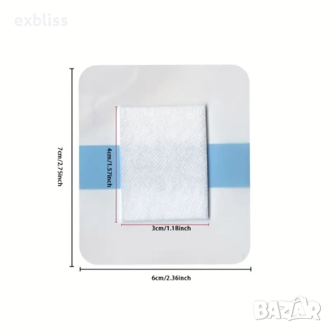 Водоустойчиви лепенки за рани 10бр., снимка 4 - Други - 51694350