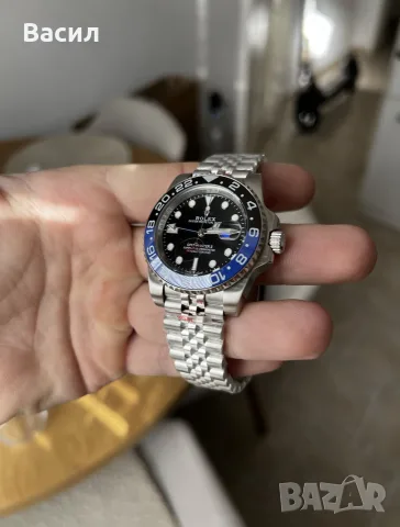 Rolex Batman GMT, снимка 6 - Мъжки - 56360114