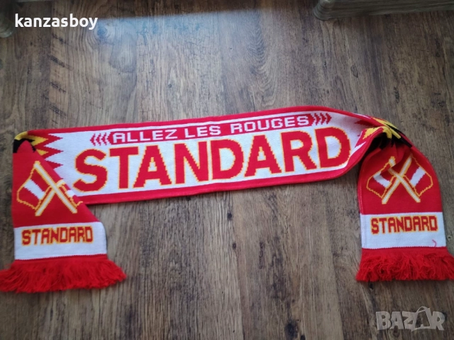 standard liege - страхотен фенски шал КАТО НОВ, снимка 4 - Други - 52849884