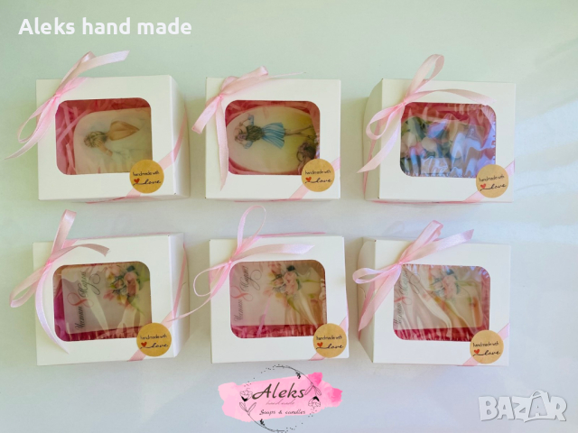 Ръчно изработен ароматен сапун "Момиче с кафе", подарък за рожден ден, за имен ден, снимка 17 - Козметика за тяло - 39712951