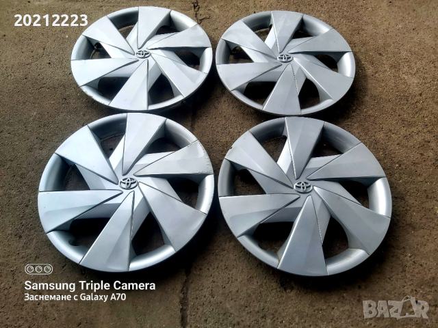 4 броя Оригинални тасове за Toyota Aygo 15, снимка 2 - Аксесоари и консумативи - 44697621