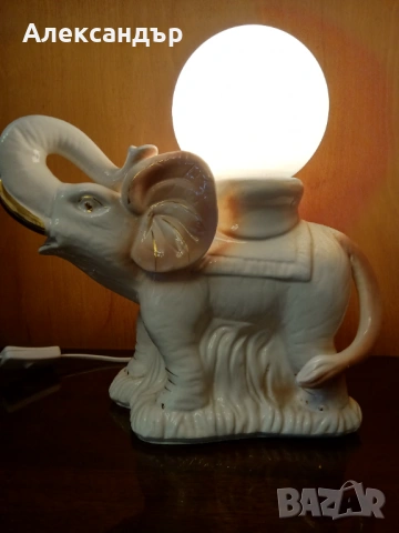 Порцеланова лампа, снимка 7 - Настолни лампи - 53974258