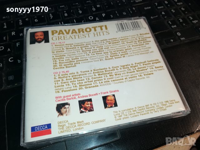 PAVAROTTI X2 CD MADE IN GERMANY 1802240803, снимка 7 - CD дискове - 44348246