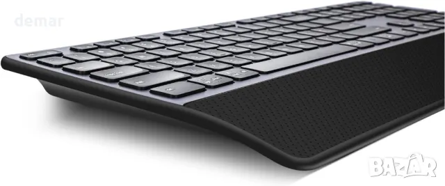 CITLLA K9100 Безжична Bluetooth клавиатура, Пълноразмерна с опора за китката, 3-степенна подсветка, снимка 2 - Клавиатури и мишки - 49283507