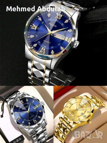 Различни модели мъжки календарни светещи кварцови часовници, снимка 2 - Мъжки - 52003098