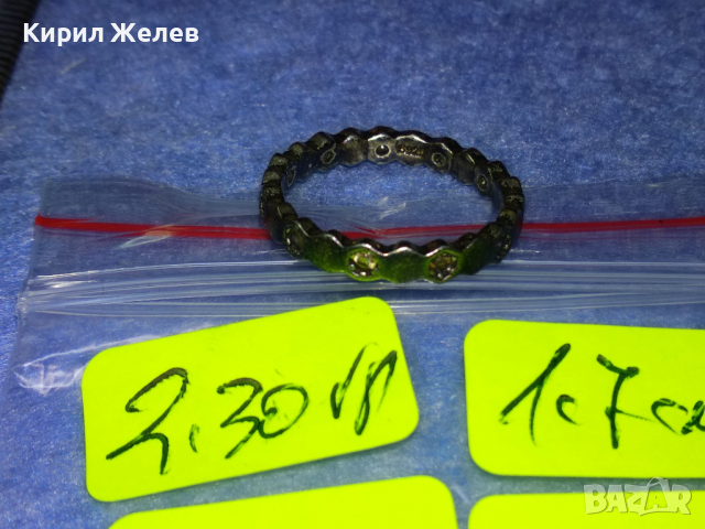 ФИН СКЪПОЦЕНЕН СРЕБЪРЕН ПРЪСТЕН ПАНДОРА ЛАКИРАНО СРЕБРО S925 с ЮВЕЛИРНО ФАСЕТИРАНИ  ЦИРКОНИ 43757, снимка 4 - Пръстени - 44664422