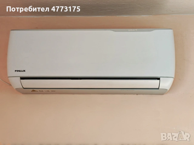 Климатик Finlux Втора Употреба, 12JI4DWL, Hyper Inverter, Wi-Fi, 12 000 BTU, Клас A+++, снимка 2 - Друга електроника - 53928924