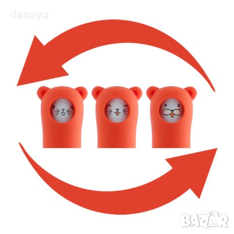 3867 Изтриваем химикал с гума Въртящо се мече, снимка 2 - Ученически пособия, канцеларски материали - 42055305