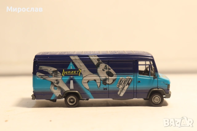 HERPA 1/87 H0 MERCEDES BENZ 609 711 HAZET КОЛИЧКА МОДЕЛ, снимка 4 - Колекции - 54316726