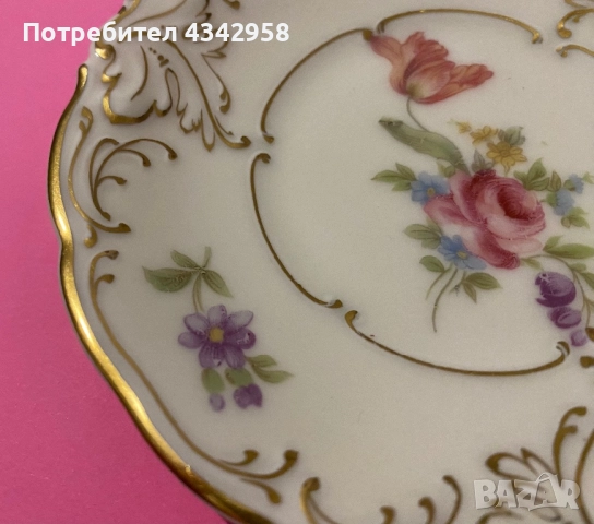 KPM.1934-1945г. Чинийки-подложки от серия Friederike., снимка 8 - Антикварни и старинни предмети - 52860607