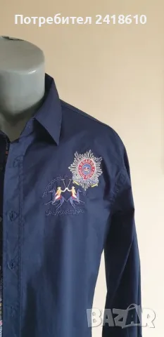 La Martina Italy Stretch Cotton Slim Fit Mens Size L  НОВО! ОРИГИНАЛ! МЪЖКА РИЗА!, снимка 11 - Ризи - 50023852