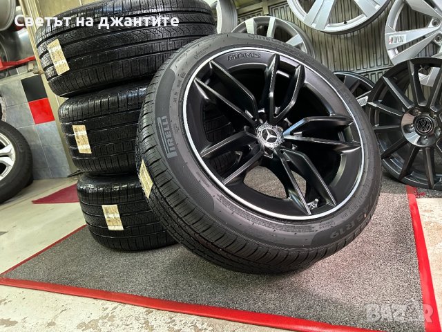 Джанти с Гуми 19 Цола AMG GT 4 Door  Mercedes X290 255/45/19 и 285/40/19 Нови Оригинални , снимка 2 - Гуми и джанти - 42366995