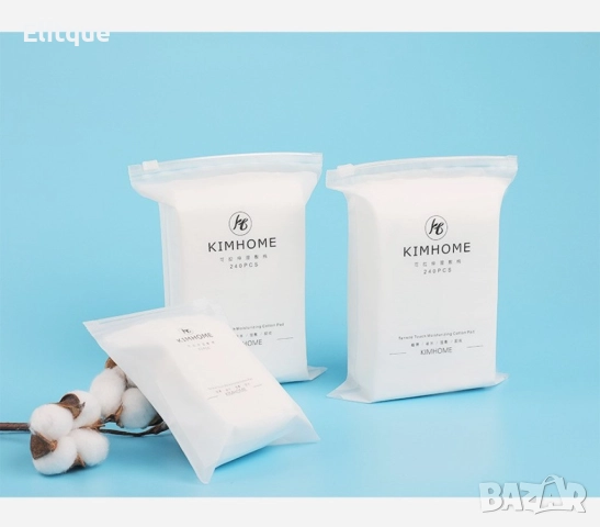 Памучни кърпички за лице за хидратиране и премахване на мръсотията, снимка 4 - Други - 52832050