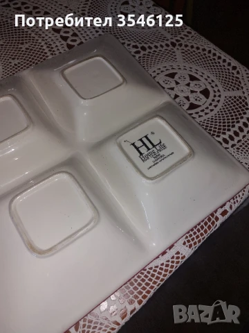 Невероятно красиво плато. Размерът е показан на снимката., снимка 2 - Декорация за дома - 51307966