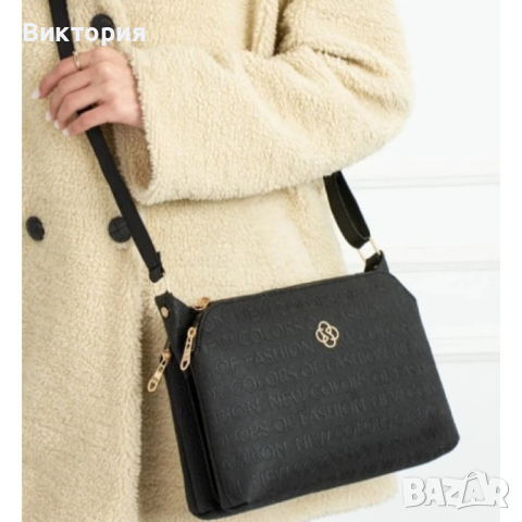 Елегантна дамска чанта с дълга дръжка за рамо, снимка 2 - Чанти - 44776459