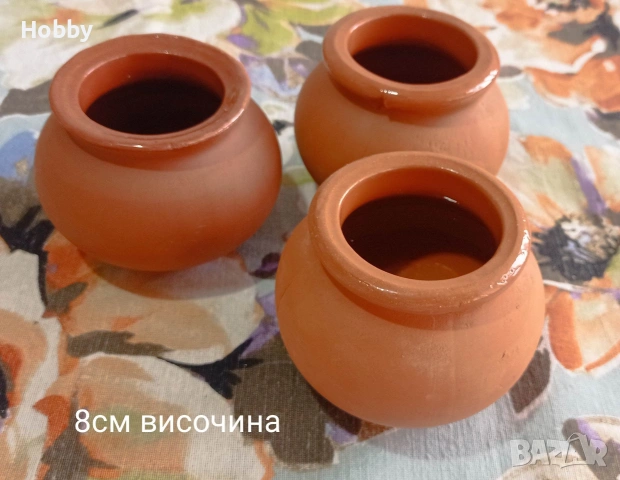 Различни форми за печене, глинени гърнета, купи за ядки,сосове