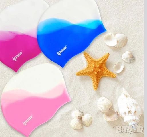 ipow Водоустойчива силиконова шапка за плуване, снимка 2 - Водни спортове - 54175055