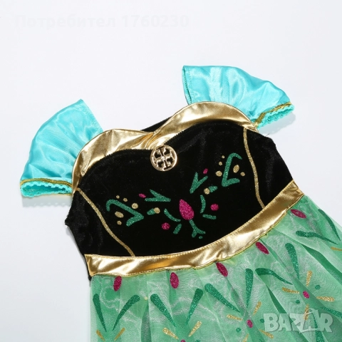 Рокля на принцеса Ана от Замръзналото кралство , снимка 9 - Детски рокли и поли - 52510440