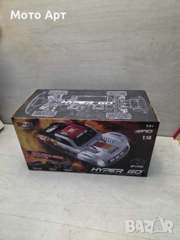 RC Количка MJX Hyper Go 14211 1/14 80KM/H Brushless RC Car 4WD - Нова, снимка 10 - Електрически играчки - 51881804