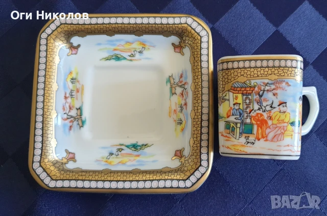 Малък порцеланов японски колекционерски сет, снимка 3 - Сервизи - 50755040