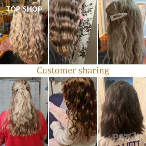 Маша с 3 цилиндъра-машина за коса с двойно напрежение, 1-инчов керамичен турмалин с регулируема темп, снимка 2 - Маши за коса - 48842673