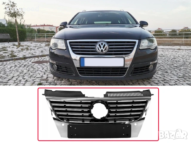Предна решетка за VW Passat B6, снимка 3 - Части - 54067680