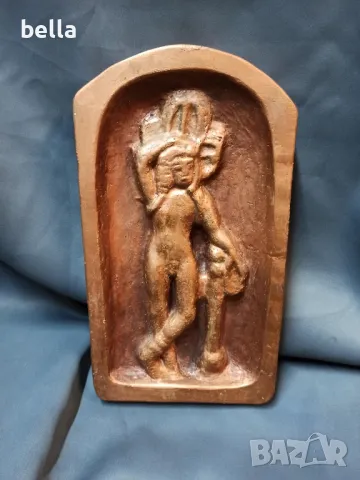 Бог Дионисий -патинирана гипса на художника Красимир Кръстев 