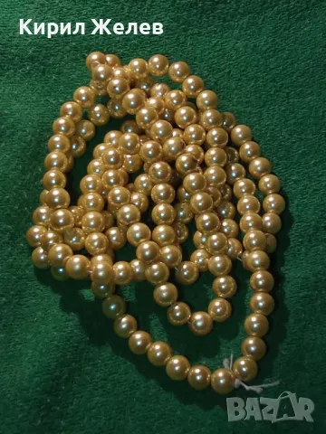 Старо ПЕРЛЕНО УКРАШЕНИЕ КОЛИЕ от ЧЕШКИ ПЕРЛИ РЕТРО НАКИТ ГЕРДАН 47345, снимка 8 - Антикварни и старинни предмети - 47217641