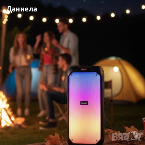 Активна тонколона Muhler MAX881R с два микрофона и дистанционно , снимка 3 - Тонколони - 52160072