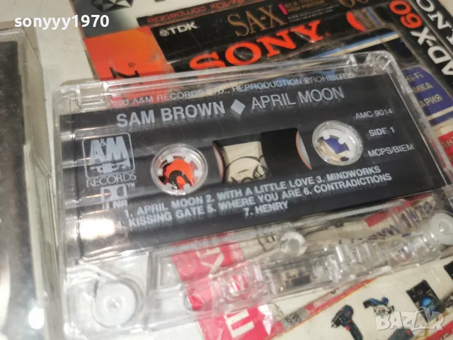 SAM BROWN-ORIGINAL TAPE 2509261630H2E8R, снимка 2 - Аудио касети - 56225044