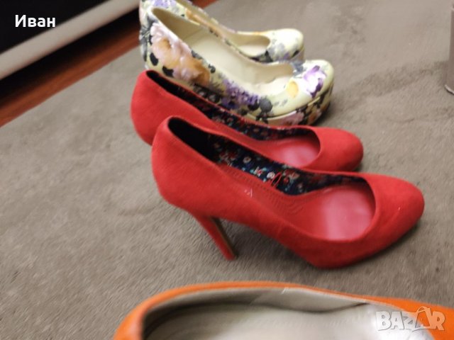 Лот дамски обувки с  висок ток, снимка 6 - Дамски обувки на ток - 38441421