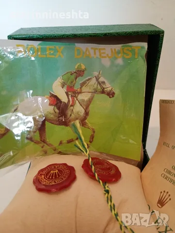 Оригинална кутия и документи за Rolex Datejust (1995) / Rolex Box and Papers, снимка 8 - Антикварни и старинни предмети - 56037620