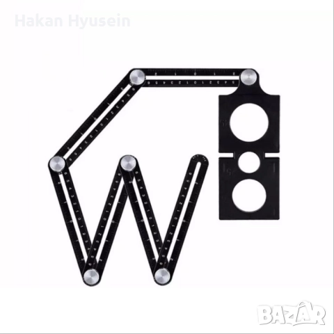 Регулируема линия, Шаблон за измерване на неравности, Двоен шаблон, снимка 2 - Други инструменти - 52510745