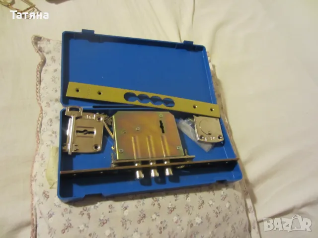 брави с 3бр ключа нови;вътрешна заключалка/СИНДЖИР/, снимка 3 - Други стоки за дома - 22122827