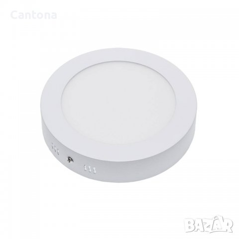 LED Панел за външен монтаж 12W ф170мм, 6000K, IP20