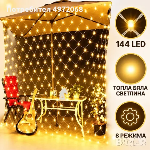 LED светлина ,завеса 